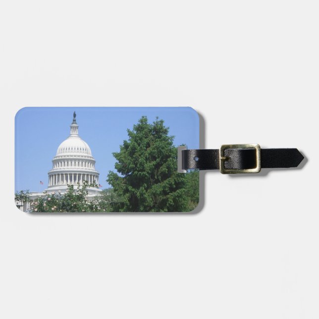 Capitol Building from Bartholdi Park Luggage Tag (Front Horizontal)