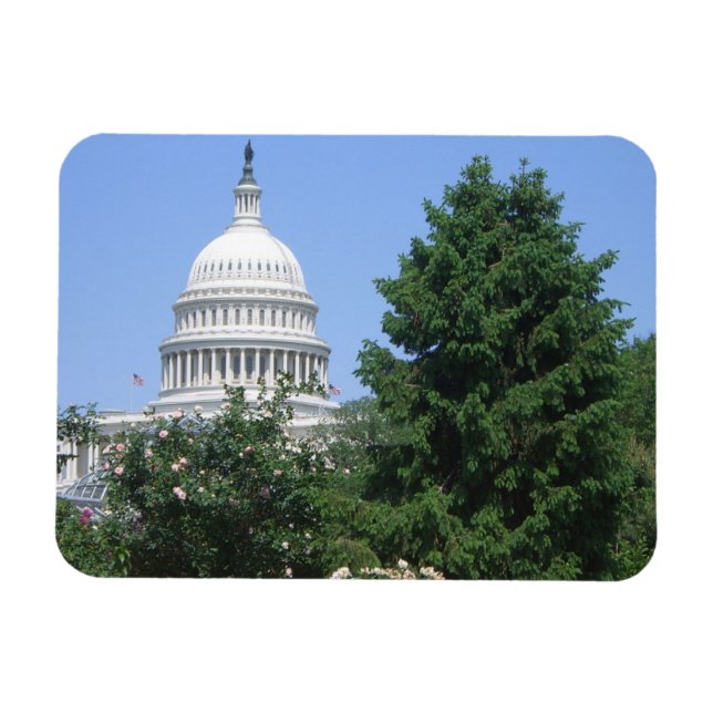 Capitol Building from Bartholdi Park Magnet (Horizontal)