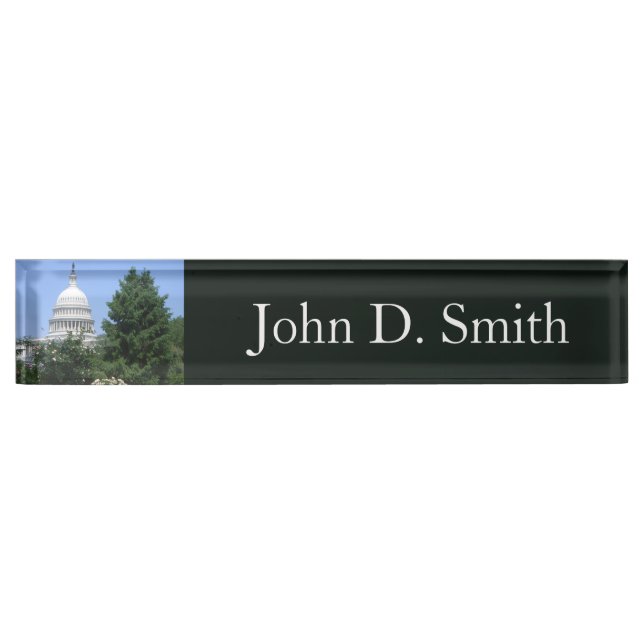 Capitol Building from Bartholdi Park Nameplate (Front)