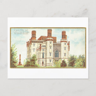 Capitol Building in Baton Rouge, Louisiana, Postcard