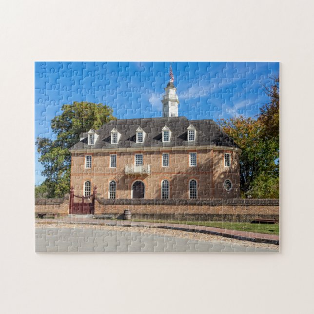 Capitol building in Colonial Williamsburg Jigsaw Puzzle (Horizontal)