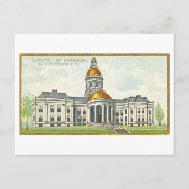 Capitol Building in Jefferson City, Missouri Postcard (Front)