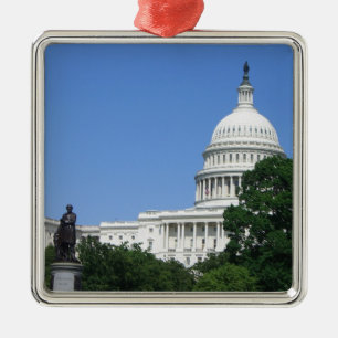 Capitol Building in Washington DC Metal Tree Decoration