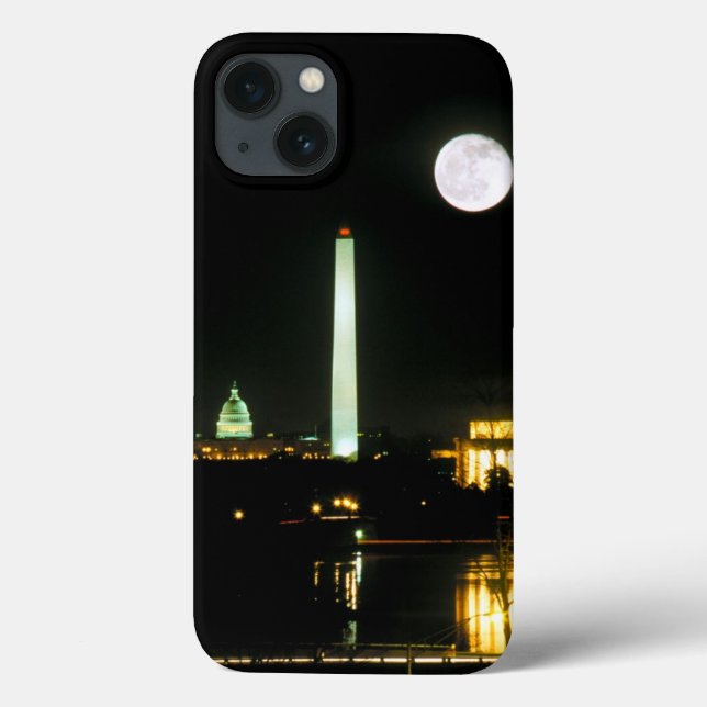 Capitol Building, Lincoln Memorial, Washington Case-Mate iPhone Case (Back)