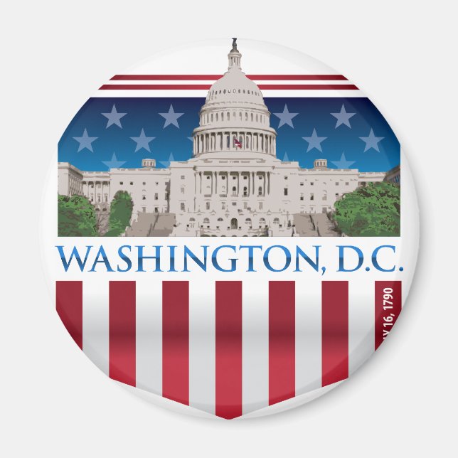 Capitol Building - Washington DC Magnet (Front)