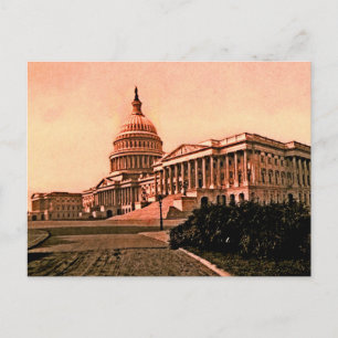 Capitol Building Washington DC Vintage America Postcard