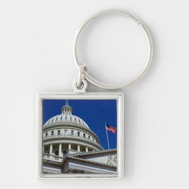 Capitol Building, Washington, USA Key Ring (Front)