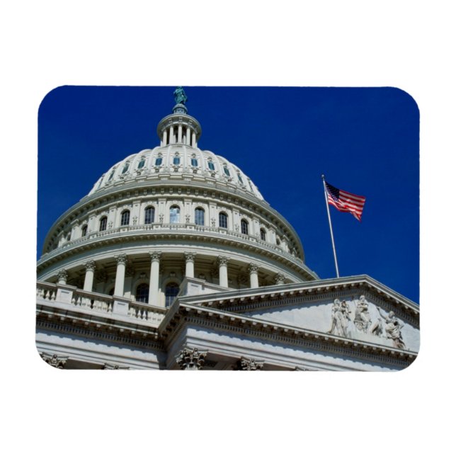 Capitol Building, Washington, USA Magnet (Horizontal)
