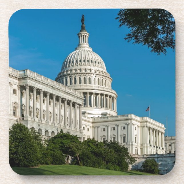 Capitol Building West View Coaster (Front)