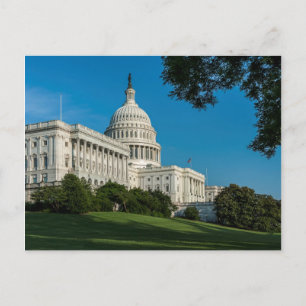 Capitol Building West View Postcard