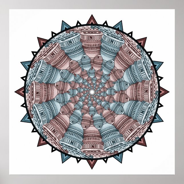 Capitol Collage Poster (Front)