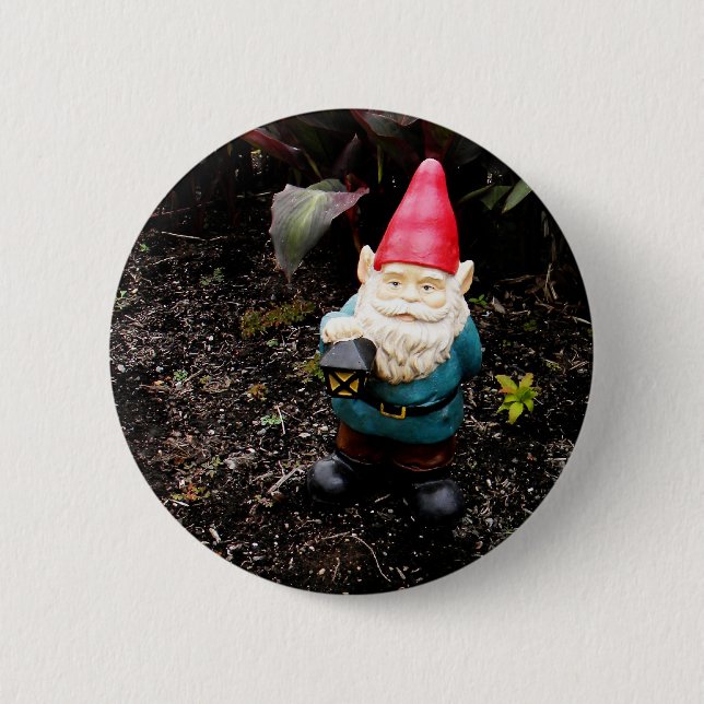 Capitol Garden Gnome 6 Cm Round Badge (Front)