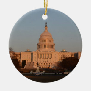 Capitol Hill Ceramic Ornament