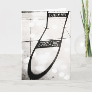 capitol hill shadow sign holiday card
