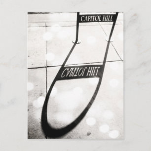 capitol hill shadow sign postcard