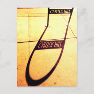 capitol hill shadow sign postcard