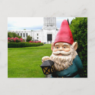Capitol Lawn Gnome Postcard