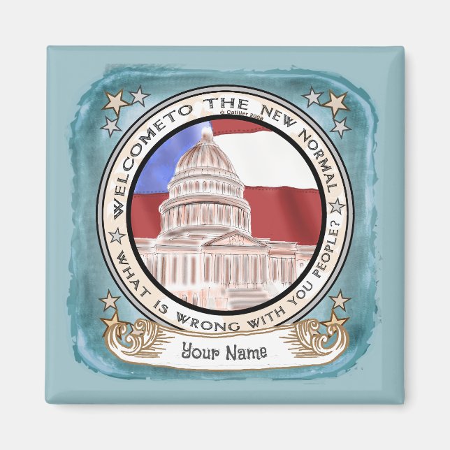 Capitol New Normal  Magnet (Front)
