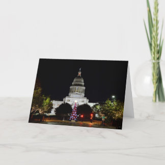 Capitol of Texas Holiday Greeting Card