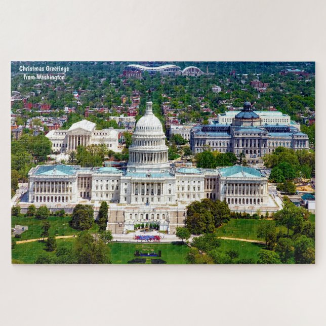 Capitol of Washington. Jigsaw Puzzle (Horizontal)