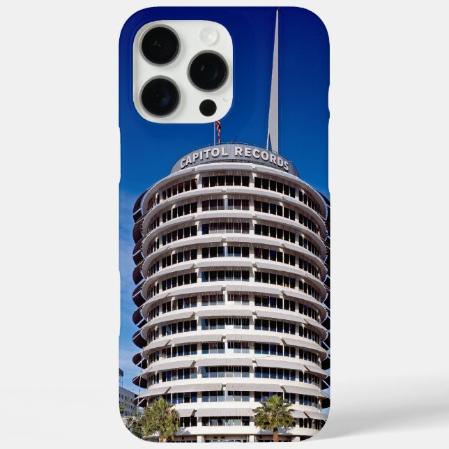 Capitol Records Hollywood Boulevard Case-Mate iPhone Case (Back)
