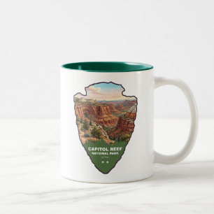 Capitol Reef National Park Arrowhead Two-Tone Coffee Mug