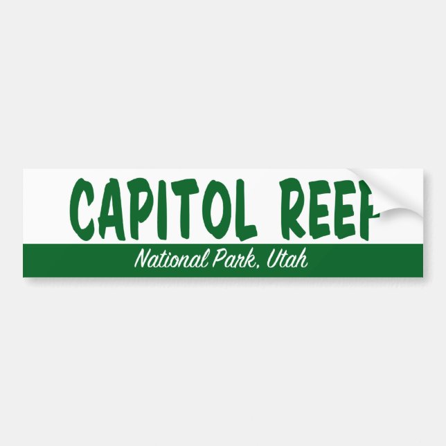Capitol Reef National Park Bumper Sticker (Front)