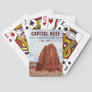 Capitol Reef National Park Cathedral Valley Loop Playing Cards