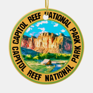 Capitol Reef National Park                         Ceramic Ornament
