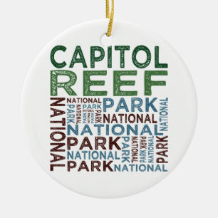 Capitol Reef National Park Ceramic Ornament