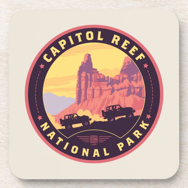 Capitol Reef National Park Coaster (Front)