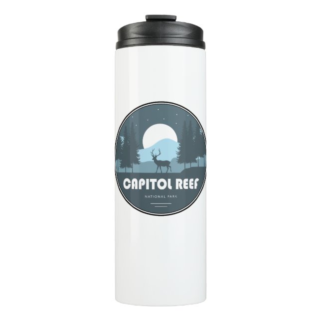 Capitol Reef National Park Deer Thermal Tumbler (Front)