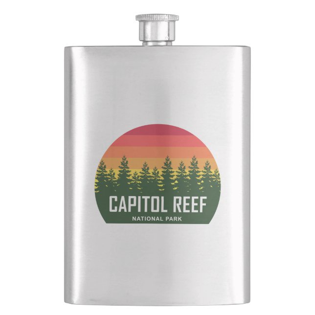 Capitol Reef National Park Hip Flask (Front)