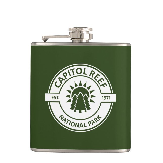 Capitol Reef National Park Hip Flask (Front)