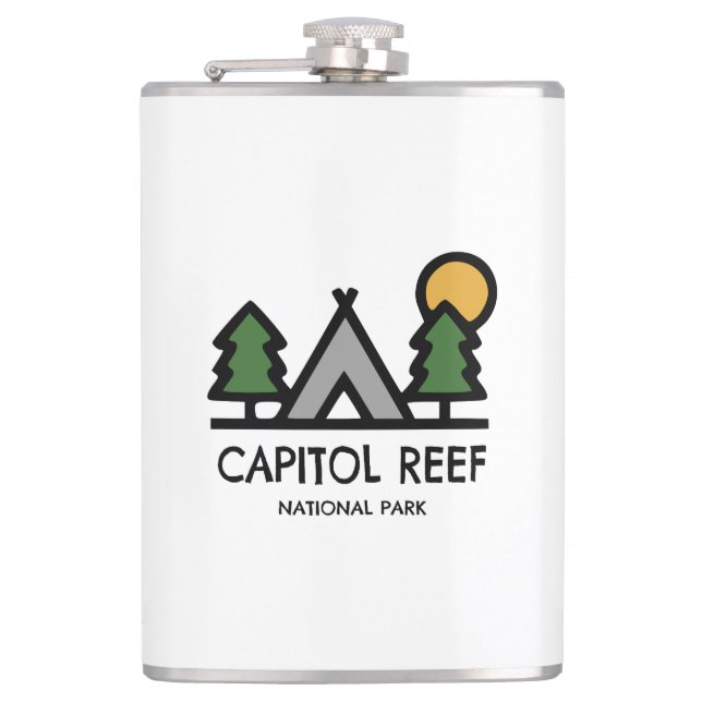 Capitol Reef National Park Hip Flask (Front)