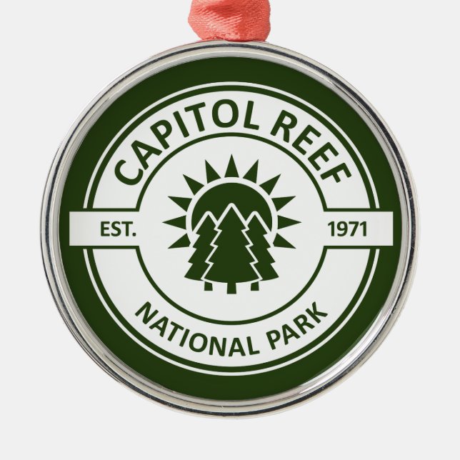 Capitol Reef National Park Metal Ornament (Front)