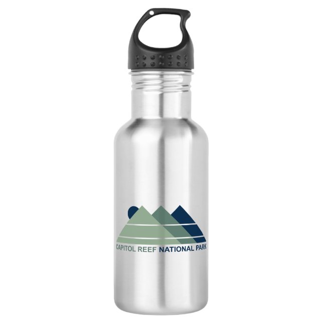 Capitol Reef National Park Mountain Sun 532 Ml Water Bottle (Front)
