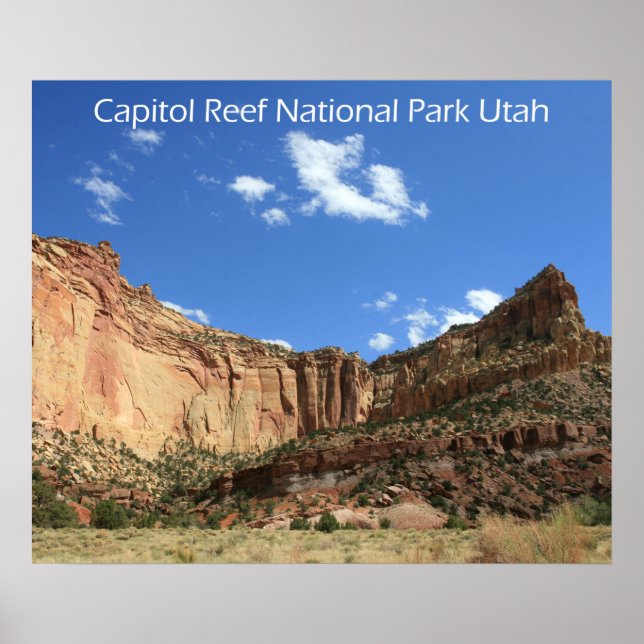 Capitol Reef National Park Poster (Front)