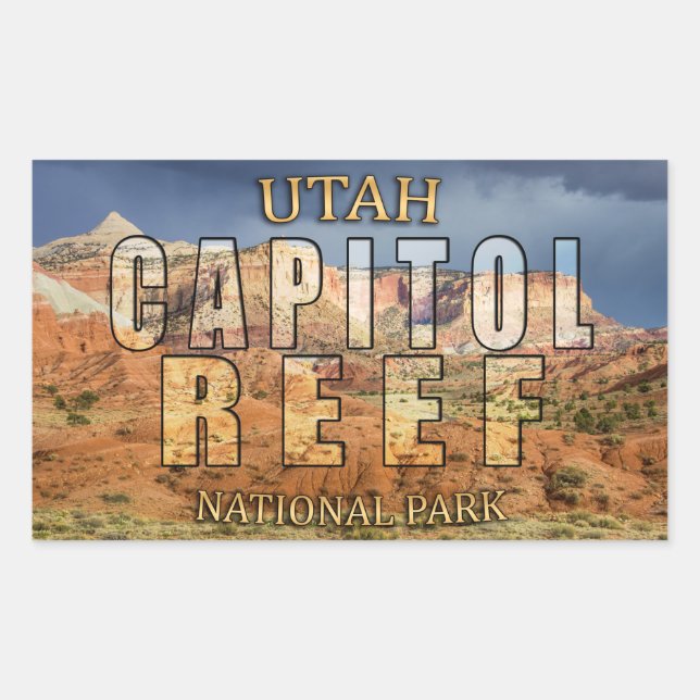 Capitol Reef National Park Stickers (Front)
