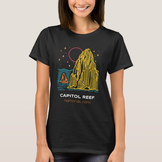 Capitol Reef National Park Utah Outdoor Adventure T-Shirt (Front)