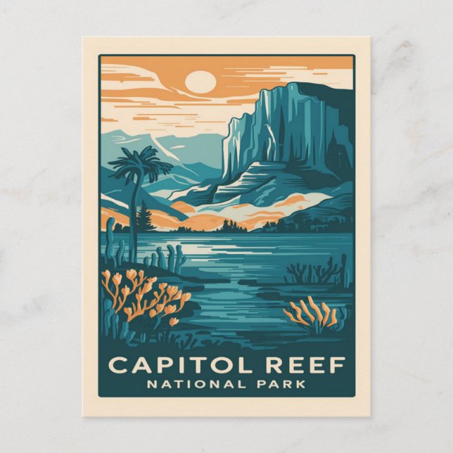 Capitol Reef National Park Utah Postcard (Front)