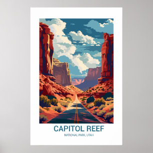 Capitol Reef National Park Utah USA Poster