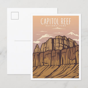 Capitol Reef National Park Utah USA Travel  Postcard
