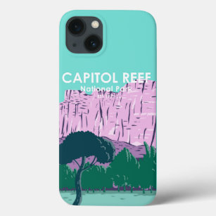 Capitol Reef National Park Utah Vintage iPhone 13 Case