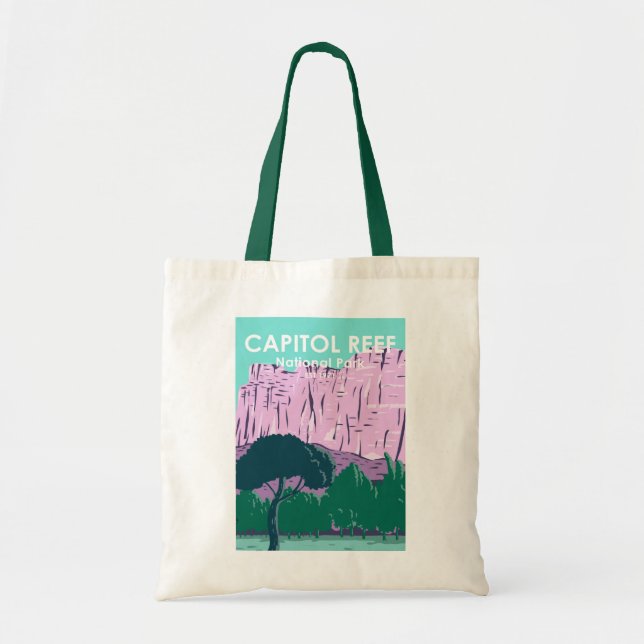  Capitol Reef National Park Utah Vintage  Tote Bag (Front)