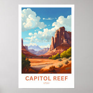 Capitol Reef Utah Travel Print