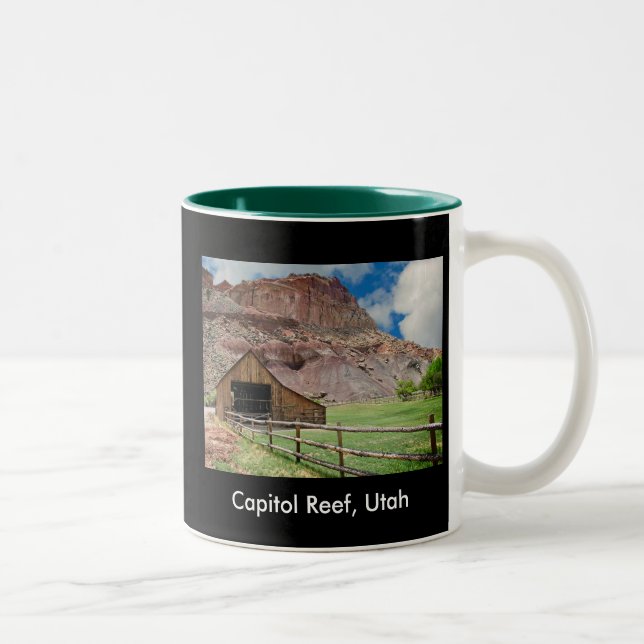 Capitol Reef, Utah Two-Tone Coffee Mug (Right)
