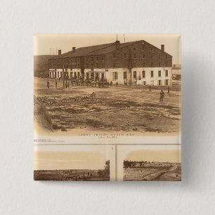 Capitol, Richmond Libby Prison 15 Cm Square Badge