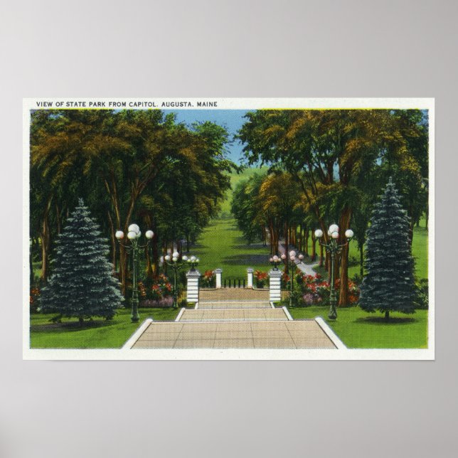 Capitol Steps View of the State Park Poster (Front)