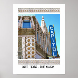 Capitol Theatre - Flint, Michigan Poster